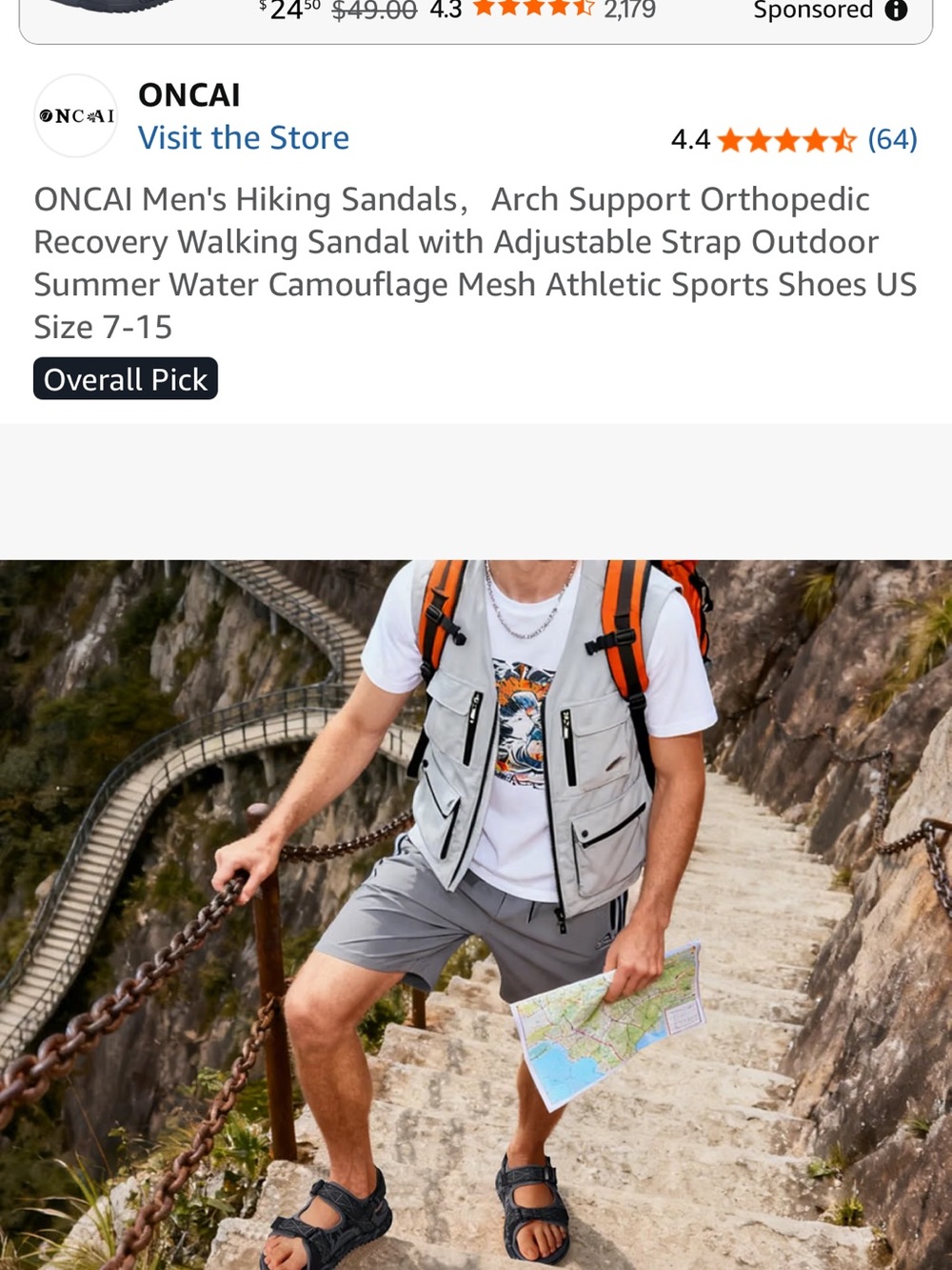 Men’s sandals - Picture 2 of 3